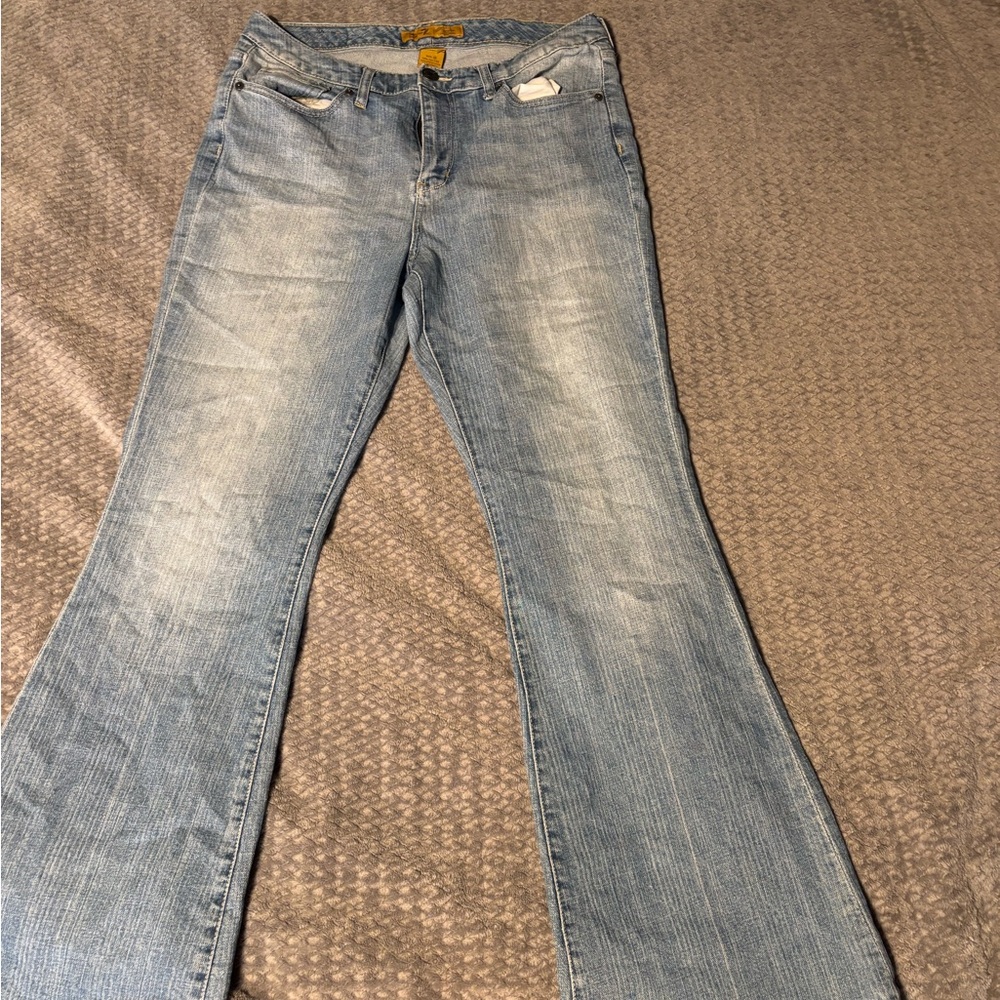 Seven7 Light Blue Flare Jeans